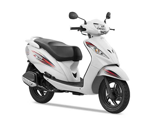 TVS Wego Sporty White
