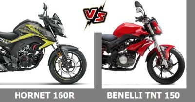 Benelli TNT 150 Vs Honda CB Hornet 160R