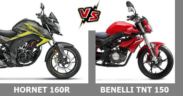 Benelli TNT 150 Vs Honda CB Hornet 160R