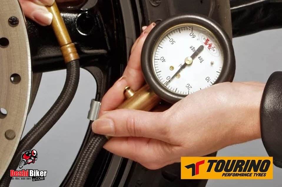 Preferable tyre pressure for motorcycle