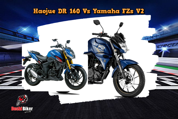Haojue DR 160 Vs FZs V2