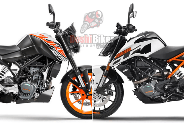 KTM Duke 125 Indian vs European
