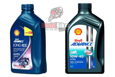 Shell Advance Ultra 4T 10W40 Vs Shell Advance Long Ride 10W40