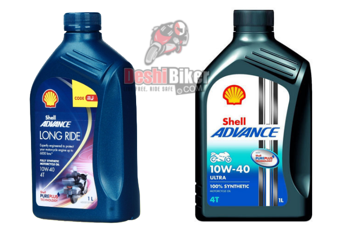 Shell Advance Ultra 4T 10W40 Vs Shell Advance Long Ride 10W40