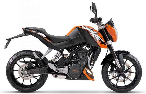 KTM Duke 125 Orange