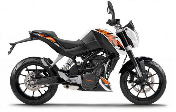 KTM Duke 125 White