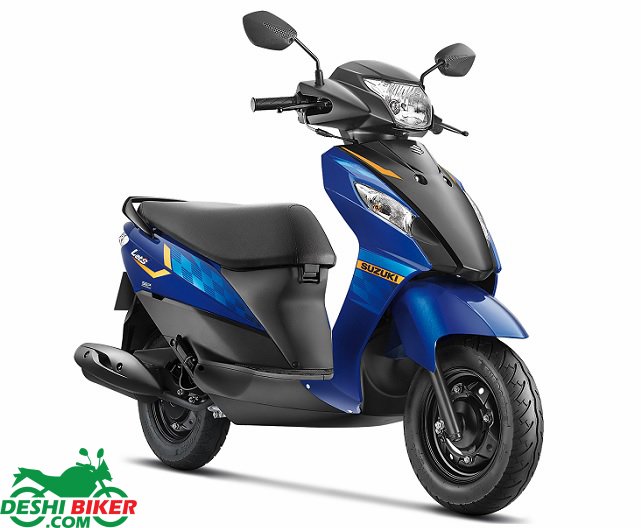 Suzuki Lets Blue & Black