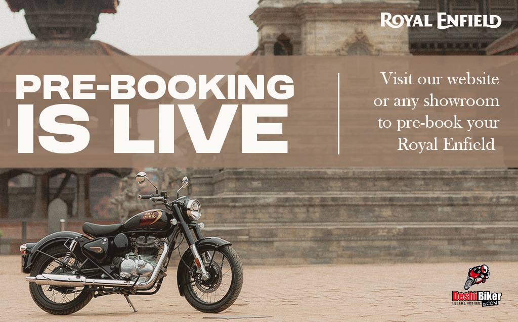 Royal Enfield pre-booking is LIVE again!