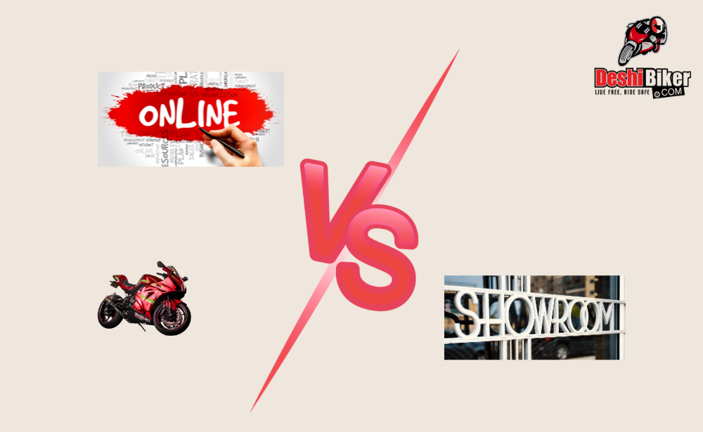 Buying a used motorcycle from online vs showroom